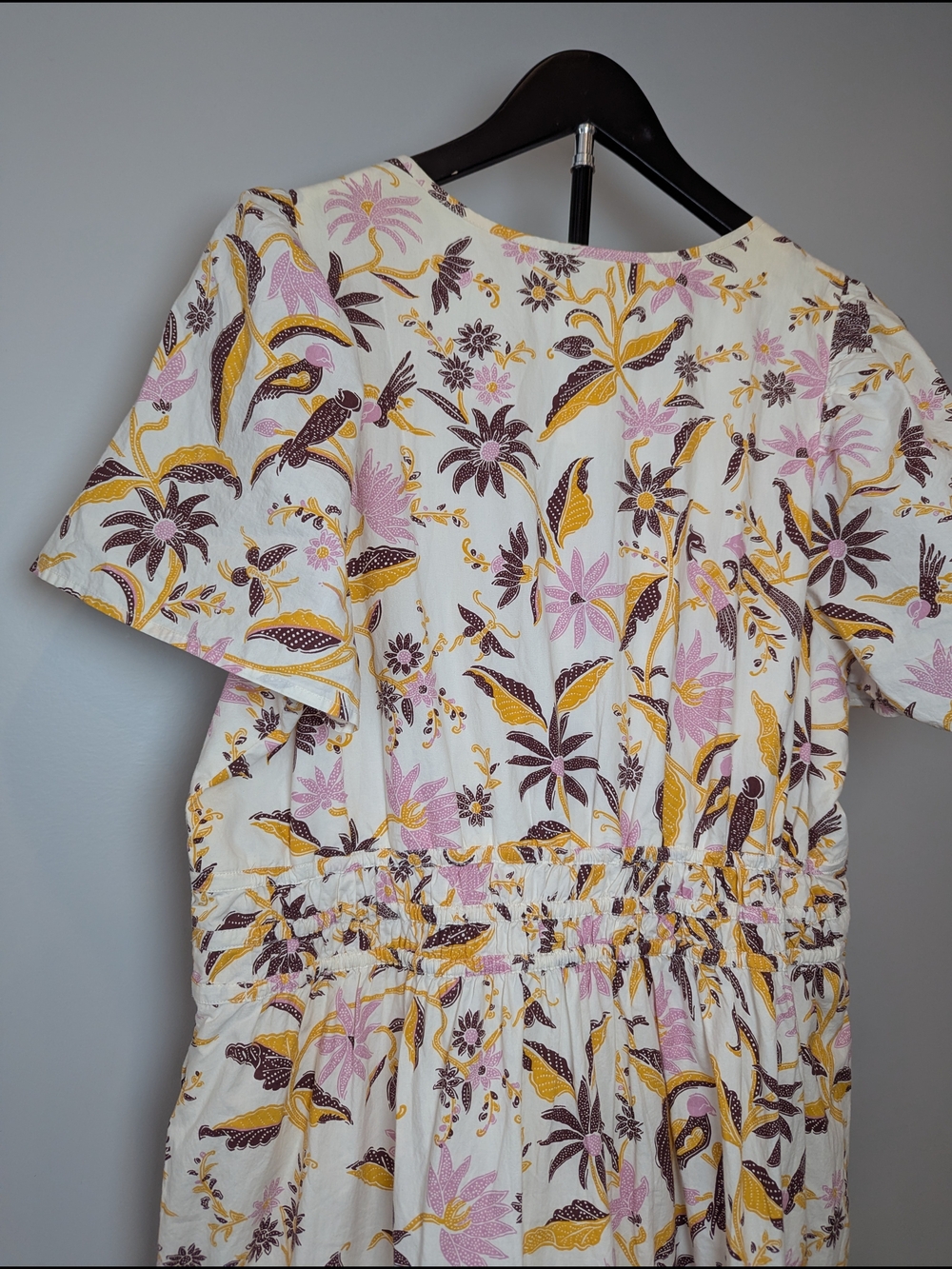 Anthropologie Womens Size XL Somerset Maxi Dress Floral Printed Cotton Whimsical - Picture 11 of 11